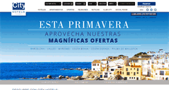 Desktop Screenshot of cityhotels.es